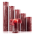 Bika Candles Lotuskerze Weinrot vereist mit 7 cm Durchmesser