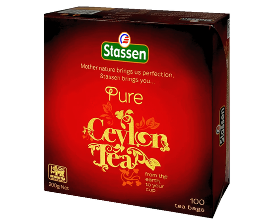 Stassen Pure Ceylon Tea – Gastro-Teebeutel mit Ceylon-Schwarztee