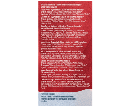 YOGI TEA Adventskalender Bio Tee Geschenk zu Weihnachten