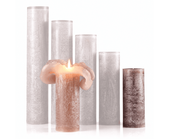 Bika Candles Lotuskerze Taube vereist mit 17 cm Höhe